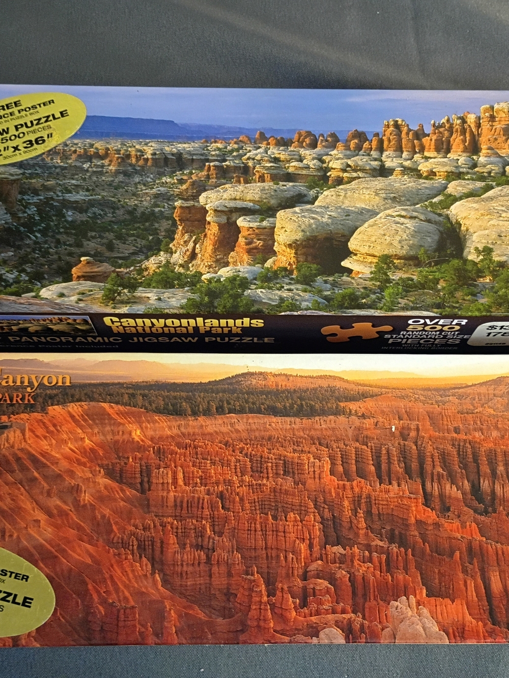 Panoramic Canyonlands And Bryce Canyon Jigsaw Puzzle - Multicolor